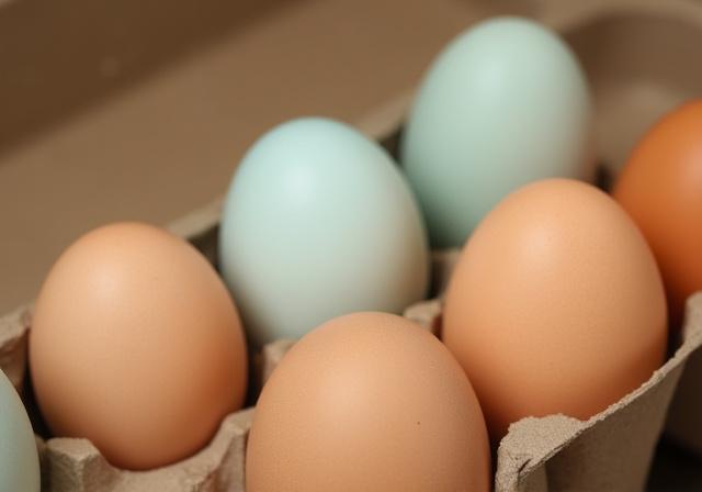 Huevos de rancho frescos